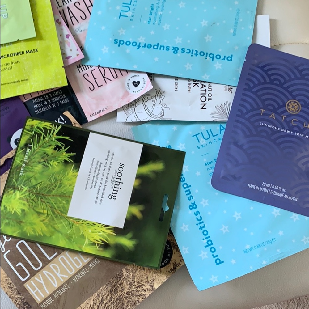 SET OF 5 FACE MASKS